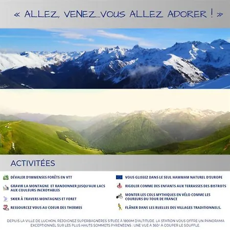 Bel 4 A 6 Couchages Au Pied Des Pistes A Superbagneres *